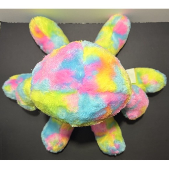 Build A Bear BAB Octopus Rainbow Tie Dye Stuffed Soft Animal Plush Toy - Picture 11 of 13